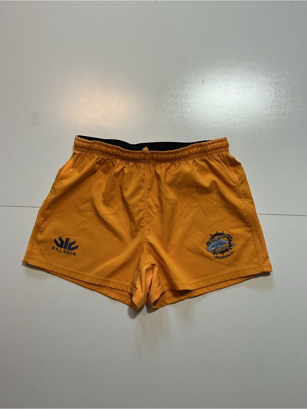 Paladin Belmont Shore California Rugby Club Yellow Gold 4" Shorts